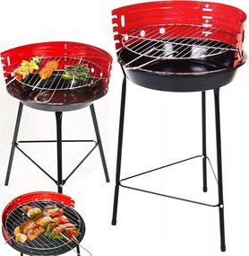 Faszenes Grill Brikett Kerti Kerek Hordozható Túra Kempingezéshez