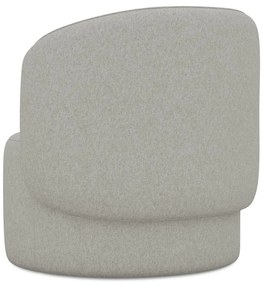 Világosszürke fotel Ipo – Makamii