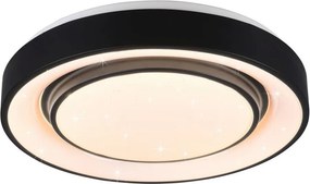 TRIO R65041032 MONA Kerek Mennyezeti Lámpa Fekete LED IP20