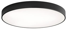 LED mennyezeti lámpa CLEO LED/96W/230V 3000K, 80 cm átm., fekete
