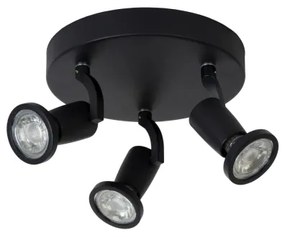 Lucide 11903/15/30 - LED spotlámpa JASTER-LED 3xGU10/5W/230V fekete