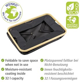 Textil szennyeskosár 32 l Ecori – Wenko