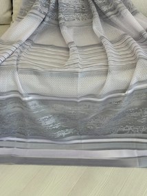 Kész függöny szürke-csíkos mintás 300x180 cm