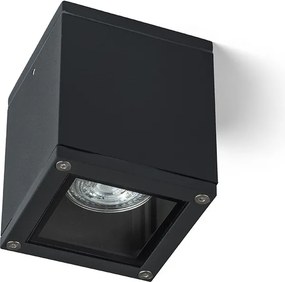 RENDL KEIG mennyezeti lámpa fekete 230V LED GU10 8W IP65