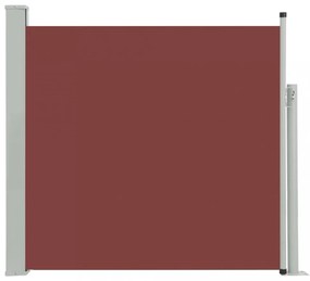 barna kihúzható oldalsó teraszi napellenző 170 x 300 cm