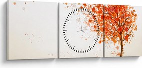 Kép - Fa a szélben (órával) (90x30 cm)