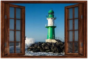 Poszterek 90x60 Világítótorony Tenger