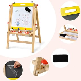 3 az 1-ben fa, gyerek rajztábla