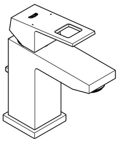 GROHE 2312700E - EUROCUBE mosdócsaptelep, S méret, fényes króm