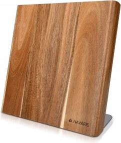 Mágneses késtartó akácfából, 27,7 x 27,5 cm, 47366.01
