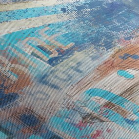 Kép - lovaglásra született, kék tónusok (120x50 cm)