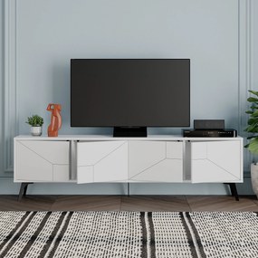 TV asztal/szekrény Duben (fehér). 1073284