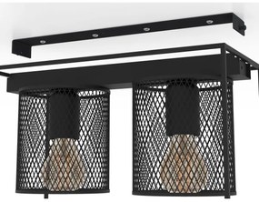 Eglo 43772 - Mennyezeti lámpa CATTERICK 2xE27/40W/230V