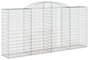 20 db íves horganyzott vas gabion kosár 300x50x140/160 cm
