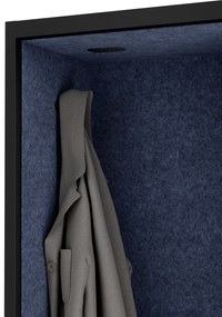 Sally 1150mm korpus Antracytowy - siedzisko Granatowy