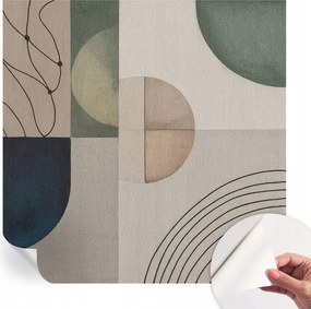 Matt öntapadós fotótapéta falra Geometrikus formák 250x250 cm