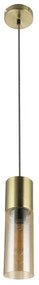 GLOBO 21000HM - Csillár zsinóron ANNIKA 1xE27/25W/230V átm. 10,5 cm réz