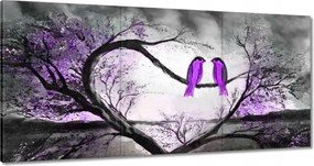 Vászonkép 180x90 Udvarlás a holdfényben