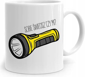 Apák Napi Bögre Apáknak Világítasz, Vagy Nekem, fényképes nyomattal