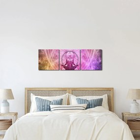Meditáció képe (órával) (90x30 cm)
