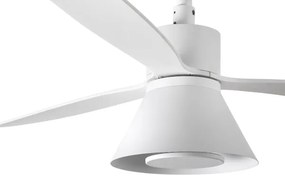 FARO 33760WT-22-LED Fényerő-szabályozható ventilátor AMELIA L CONE LED/20W/230V fehér átm. 132 cm WT + DO