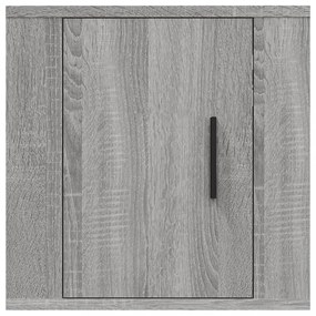 2 db szürke sonoma falra szerelhető TV-szekrény 40x34,5x40 cm