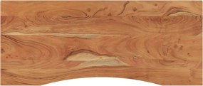 vidaXL tömör akácfa téglalap alakú asztallap 120 x 50 x 2,5 cm