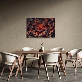 Kép - Futurisztikus absztrakció (üvegen) (70x50 cm)