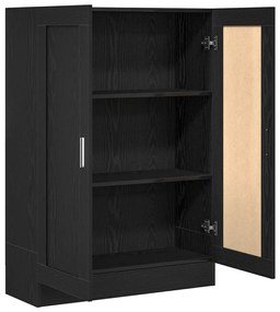 Könyvespolc Fekete Tölgy 82,5x30,5x115 cm Mérnöki Fa