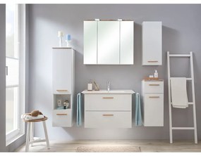 Fehér kerámia mosdókagyló csaptelep nélkül 80x47 cm Set 931 - Pelipal