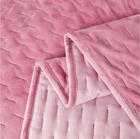 Bársonyos ágytakaró ASTRALIA, rózsaszín Méret: 200 x 220 cm