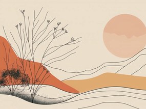 Poszter 20x15cm Sivatagi dűne