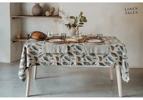 Len asztalterítő 140x140 cm Golden Fall – Linen Tales