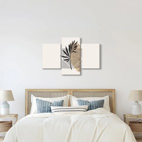Kép - Absztrakció trópusi levelekkel N⁰1 (90x60 cm)