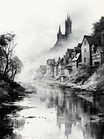 Poszter 30x40cm Ködös Reflex