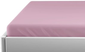Jersey lepedő gyermekágyhoz rózsaszín 70 x 140 cm