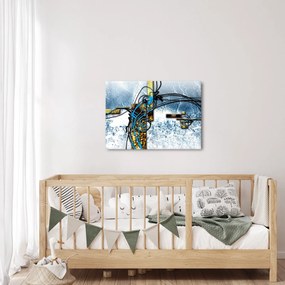 Absztrakt kép (70x50 cm)