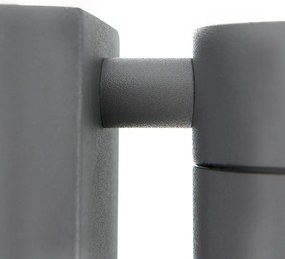 Kültéri fali lámpa antracit IP44 szürkületi érzékelővel - Solo