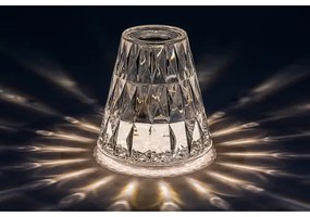 Rabalux 76004 - LED RGB Dimmelhető újratölthető asztali lámpa SIGGY LED/2W/5V 3000K