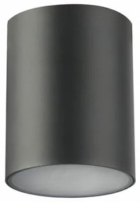 Lámpa Mennyezeti lámpatest LENTO, aluminium, 100x130, IP54, MAX.35W, kör, grafit