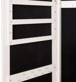 Atmosphera - LEXY álló tükör ékszertartóval 158x38 cm fehér