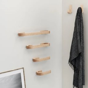 Gedy - Fali törülköző akasztó HIMALAYA 7x40 cm bambusz/barna