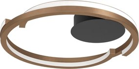 Eglo 901825-LED mennyezeti lámpa MEZZOMONTE 2xLED/20W/230V átm. 48 cm bronz + távirányító