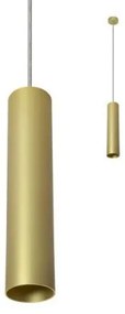 SMARTER-01-2153 AXIS SU matt arany függeszték1Xgu10 35W ip20 Ø55,6mm ↕300mm