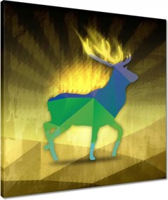 Vászonkép 50x50 Felszarvazott modern grafika