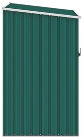 zöld horganyzott acél kerti fészer 87 x 98 x 159 cm