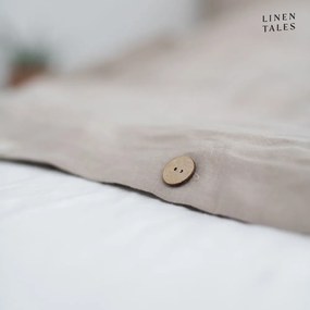 Krémszínű egyszemélyes kenderrost ágyneműhuzat 140x200 cm – Linen Tales
