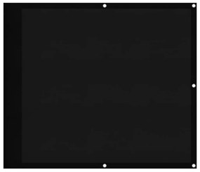 fekete erkélyparaván 100% oxford poliészter 90 x 1000 cm