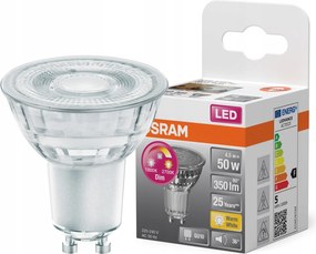 Led izzó Reflektor GU10 4.5W 50W 1800-2700K Cct 36° Tompítható Osram
