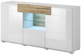 Vitrin Tamie Typ 26 (fényes fehér + sanremo tölgy). 1030176